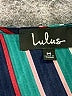 Lulus 100% Polyester Stripes Teal Casual Dress Size M - photo 7