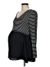 LED Luxe Essentials Denim Black Long Sleeve Top Size M - photo 1
