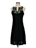 Akiko Graphic Black Cocktail Dress Size S (estimated) - photo 1