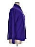 Yves St. Clair 100% Polyester Solid Purple Long Sleeve Blouse Size 14 - photo 4