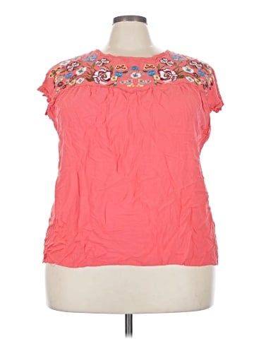 Forgotten Grace Short Sleeve Blouse (view 1)