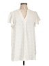 Fantaslook 100% Polyester Ivory Short Sleeve Blouse Size L - photo 1