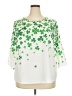 Emery Rose Green 3/4 Sleeve Blouse Size 2X - photo 1