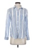 Rails Stripes Blue Long Sleeve Button-Down Shirt Size S - photo 1