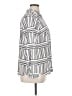 Como Black Stripes White Long Sleeve Blouse Size XL - photo 4