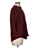 Kim Rogers Tweed Red 3/4 Sleeve Blouse Size M - photo 4