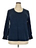Chico's Blue Long Sleeve Blouse Size XXL (4) - photo 1