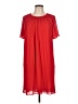 MICHAEL Michael Kors 100% Polyester Solid Red Casual Dress Size L - photo 1