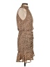 Dance & Marvel 100% Polyester Animal Print Tan Casual Dress Size S - photo 4
