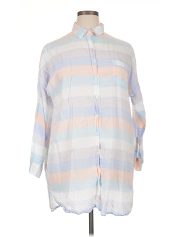 Gilligan & O'malley 3/4 Sleeve Button-Down Shirt (view 1)