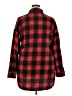 GeeGee 100% Cotton Plaid Red Long Sleeve Button-Down Shirt Size XXL - photo 2