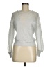 Joyce Metallic Silver Pullover Sweater Size M - photo 1