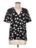 Cooper & Ella 100% Polyester Black Short Sleeve Blouse Size M - photo 1
