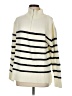 Bluivy Stripes Ivory Pullover Sweater Size M - photo 1