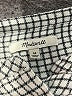 Madewell Houndstooth Silver Long Sleeve Blouse Size M - photo 7