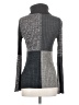Sandro Color Block Gray Turtleneck Sweater Size S (estimated) - photo 2