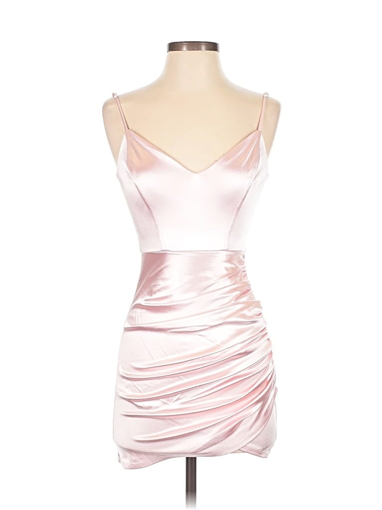 Lucy in the Sky Lucy In The Sky Cocktail Dress: Pink Dresses - Size Small