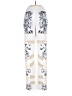 BCBGMAXAZRIA Print Ivory White Casual Pants Size XXS - photo 1