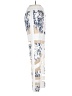 BCBGMAXAZRIA Print Ivory White Casual Pants Size XXS - photo 4