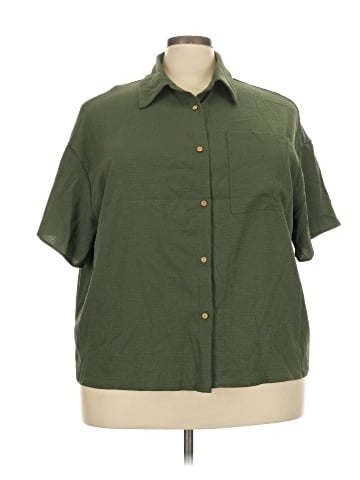 Shein Curve Short Sleeve Blouse (view 1)