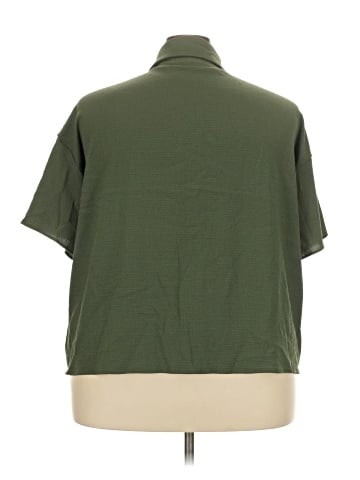 Shein Curve Short Sleeve Blouse (view 2)