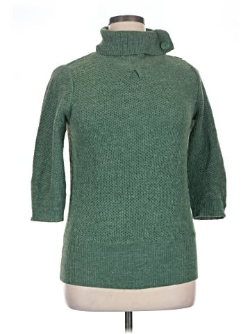 Tulle Turtleneck Sweater (view 1)