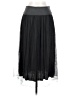 Suzy D Solid Black Casual Skirt Size S - photo 1