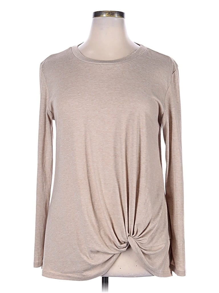 Pre-owned Yidarton Long Sleeve T-shirt In Brown