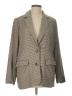Steve Madden 100% Polyester Houndstooth Gray Blazer Size L - photo 1