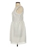 Bar III 100% Polyester Chevron-herringbone Silver Cocktail Dress Size 4 - photo 5