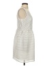 Bar III 100% Polyester Chevron-herringbone Silver Cocktail Dress Size 4 - photo 4