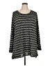 24/7 Maurices Stripes Gray Pullover Sweater Size 24 (3) - photo 1