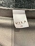 Vila 100% Polyester Floral Gray Casual Dress Size XS - photo 7