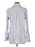 Treasure & Bond Stripes Blue Long Sleeve Button-Down Shirt Size M - photo 2