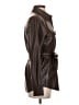 Babaton 100% Polyurethane Brown Faux Leather Jacket Size 2XS - photo 4