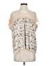Assorted Brands 100% Viscose Ivory Short Sleeve Blouse Size XS - photo 1