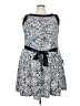 Avenue Graphic Gray Casual Dress Size 22 - 24 Plus - photo 1