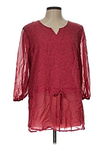 Faded Glory 3/4 Sleeve Blouse (view 1)