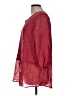 Faded Glory 100% Polyester Burgundy 3/4 Sleeve Blouse Size 12 - 14 - photo 5