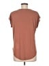 Green Envelope Brown Short Sleeve Top Size M - photo 2