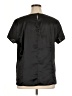 Lee 100% Polyester Black Short Sleeve Blouse Size XL - photo 2