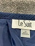 Le Suit 100% Polyester Solid Blue Formal Skirt Size 10 - photo 4