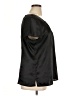Lee 100% Polyester Black Short Sleeve Blouse Size XL - photo 4