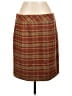 Talbots Plaid Brown Wool Skirt Size 12 - photo 2