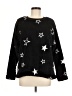 Ann Taylor LOFT 100% Polyester Stars Black Pullover Sweater Size M - photo 1