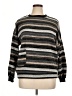 Unbranded Stripes Gray Pullover Sweater Size 0X - photo 1