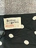 Holding Horses 100% Rayon Polka Dots Black Short Sleeve Top Size XS - photo 7