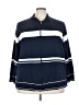 Avenue Stripes Blue Track Jacket Size 26 - 28 Plus - photo 1