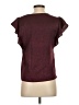 Nine West Burgundy Short Sleeve Blouse Size XS - photo 2