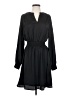 Doe & Rae 100% Polyester Solid Black Casual Dress Size S - photo 1